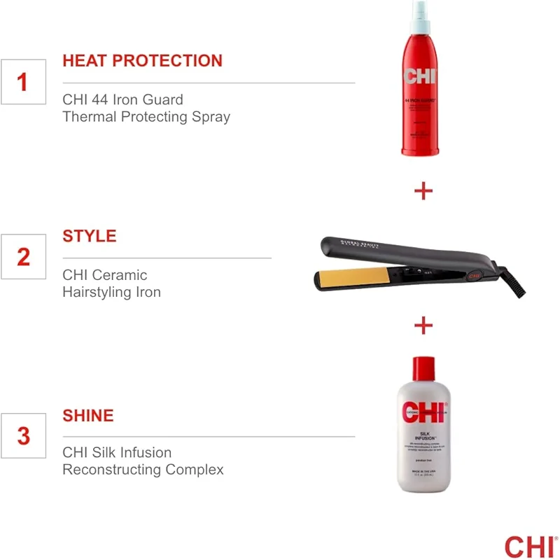 CHI Original 1" Ceramic Hair Straightener Flat Iron for Hair Styling