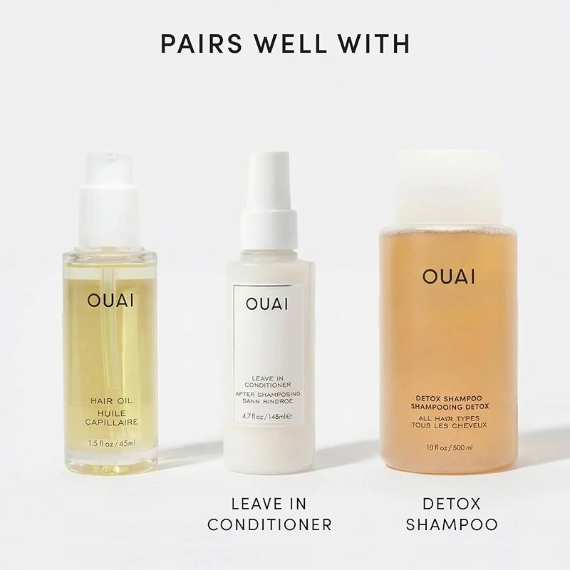 OUAI Hair Oil - Hair Heat Protectant Oil for Frizz Control - Adds Shine — image 2
