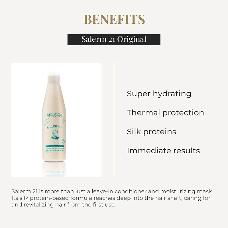 SALERM - Instant Hair Conditioner 21 Silk Protein - 250 ml - Leave-In or