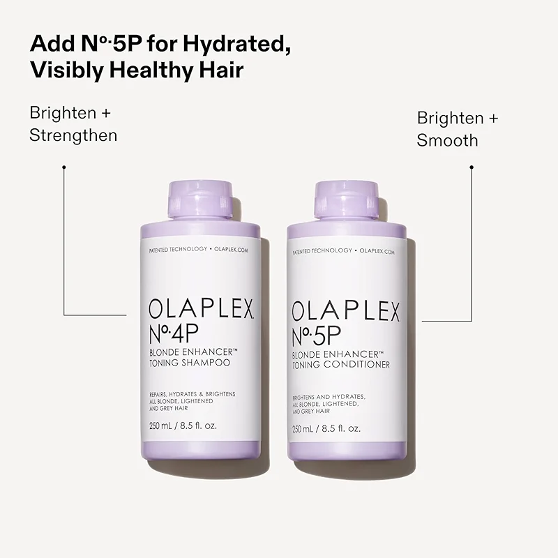 Olaplex Nº.4P Blonde Enhancer Purple Toning Shampoo: Neutralizes — image 2