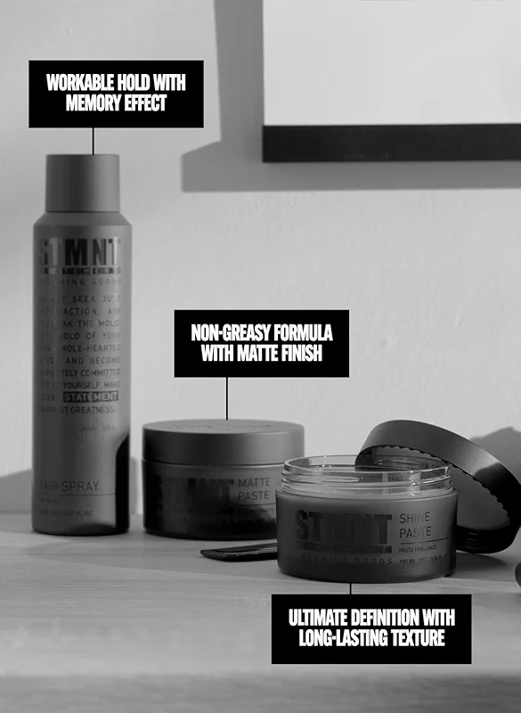 STMNT Grooming Goods Matte Paste 3.38 oz | All Day Strong Hold & High — image 3