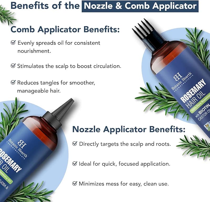 Botanic Hearth Hair Oil for Hair Growth | Rosemary Oil for Hair Growth