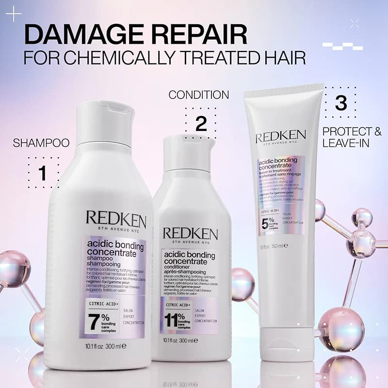 REDKEN Acidic Bonding Concentrate Shampoo & Conditioner Set For Damaged — image 3