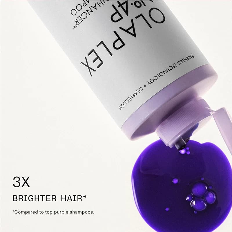 Olaplex Nº.4P Blonde Enhancer Purple Toning Shampoo: Neutralizes — image 5