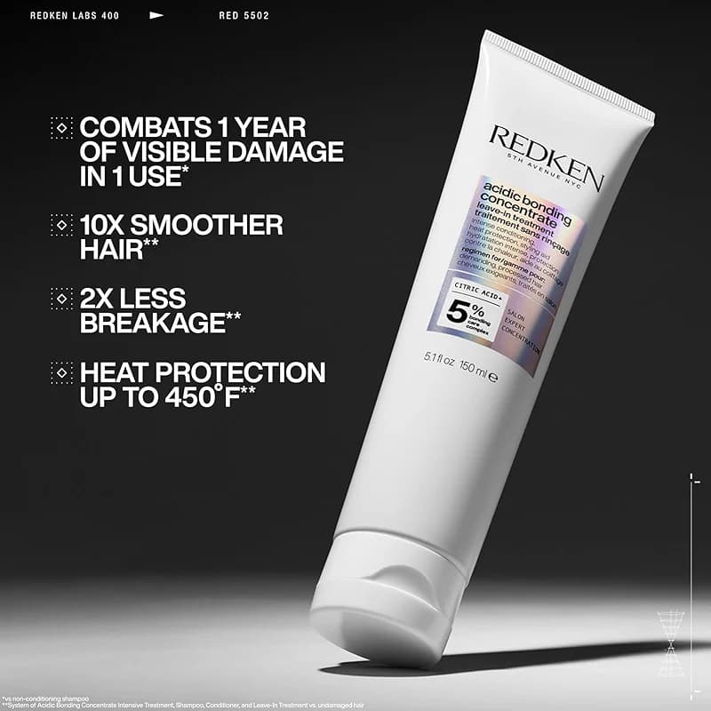 REDKEN Acidic Bonding Concentrate Leave In Conditioner - For Weak & — image 5