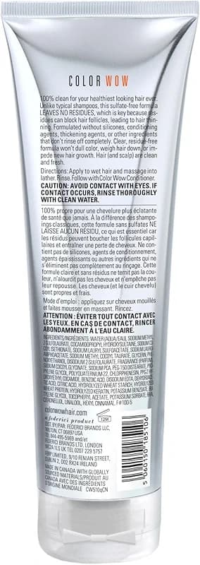 COLOR WOW Color Security Shampoo – Sulfate Free & Residue-Free Formula | — image 8