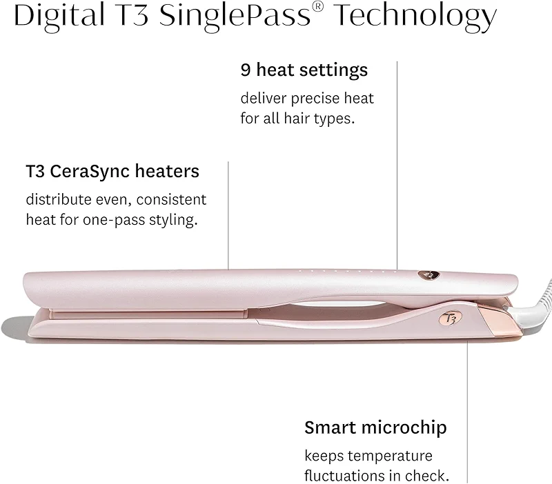 T3 SinglePass Smooth X Professional Flat Iron with Extra-Long Ceramic — image 1