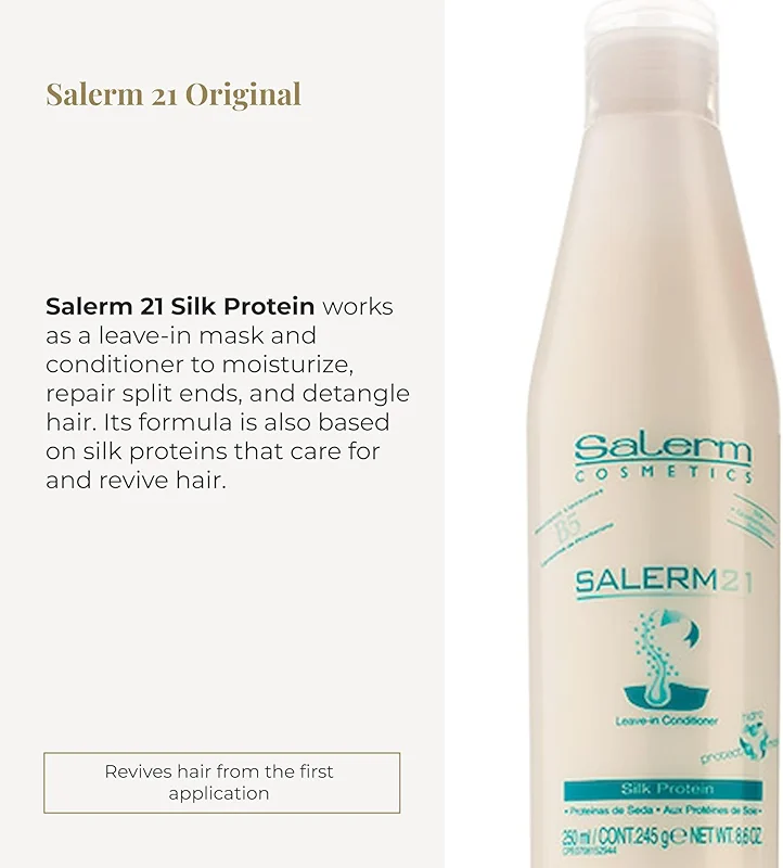 SALERM - Instant Hair Conditioner 21 Silk Protein - 250 ml - Leave-In or — image 2