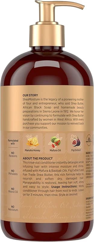 SheaMoisture Intensive Hydration Conditioner Manuka Honey & Mafura Oil for — image 8