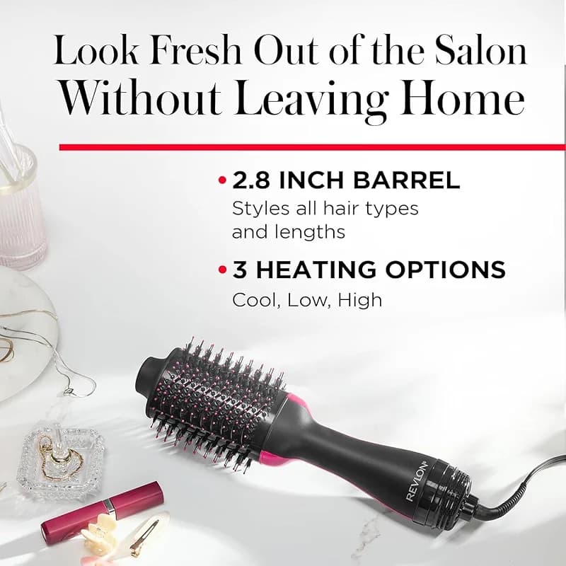 REVLON 1100 Watt 3 Heat 2 Speed Pro Collection One Step Ionic Hair Dryer