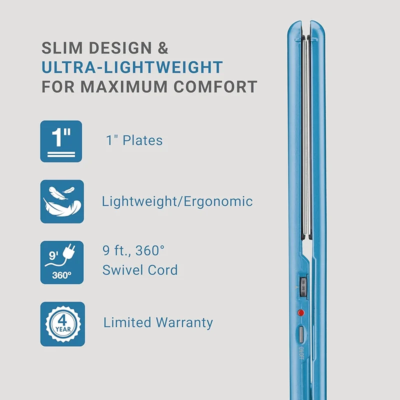 BaBylissPRO Nano Titanium Ultra-Thin Hair Straightener — image 4