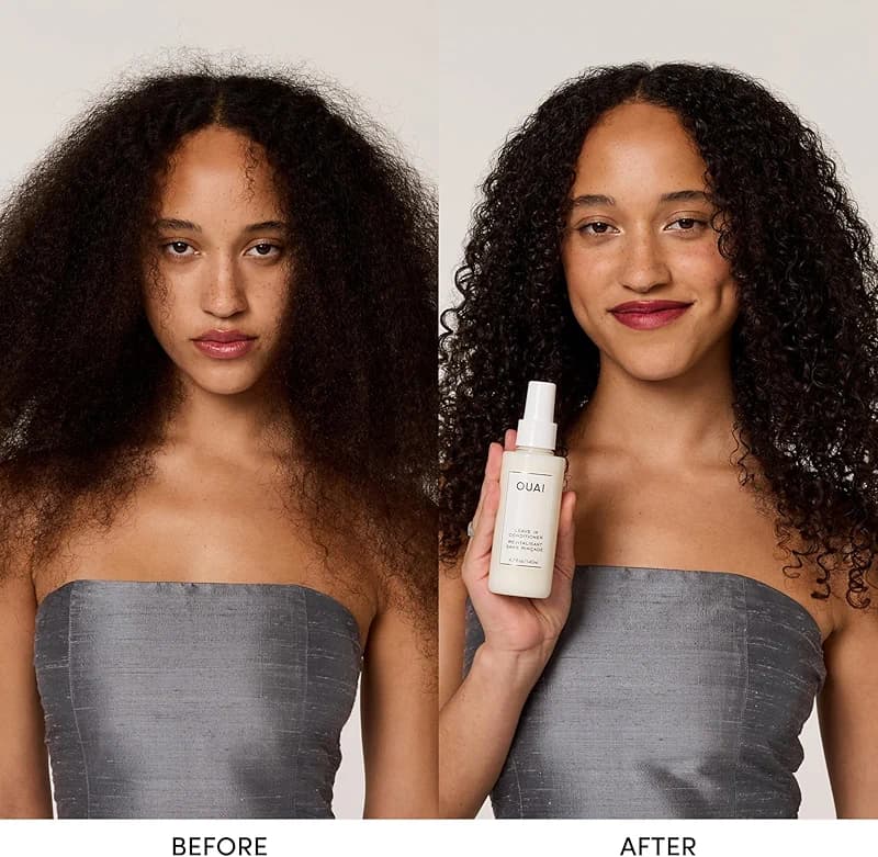 OUAI Leave In Conditioner & Heat Protectant for Hair - Prep Hair for — image 7