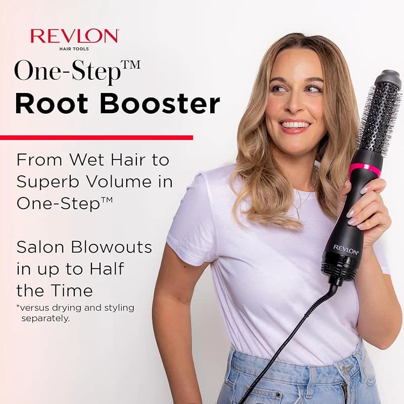 REVLON One-Step Hair Dryer and Styler - Root Booster Round Brush for — image 3