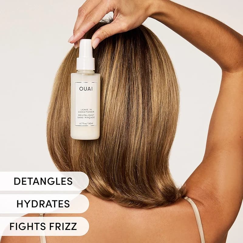 OUAI Leave In Conditioner & Heat Protectant for Hair - Prep Hair for — image 6