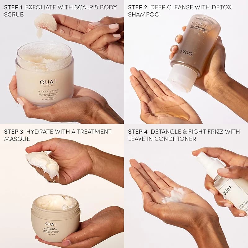 OUAI Detox Shampoo - Clarifying Shampoo for Build Up — image 2