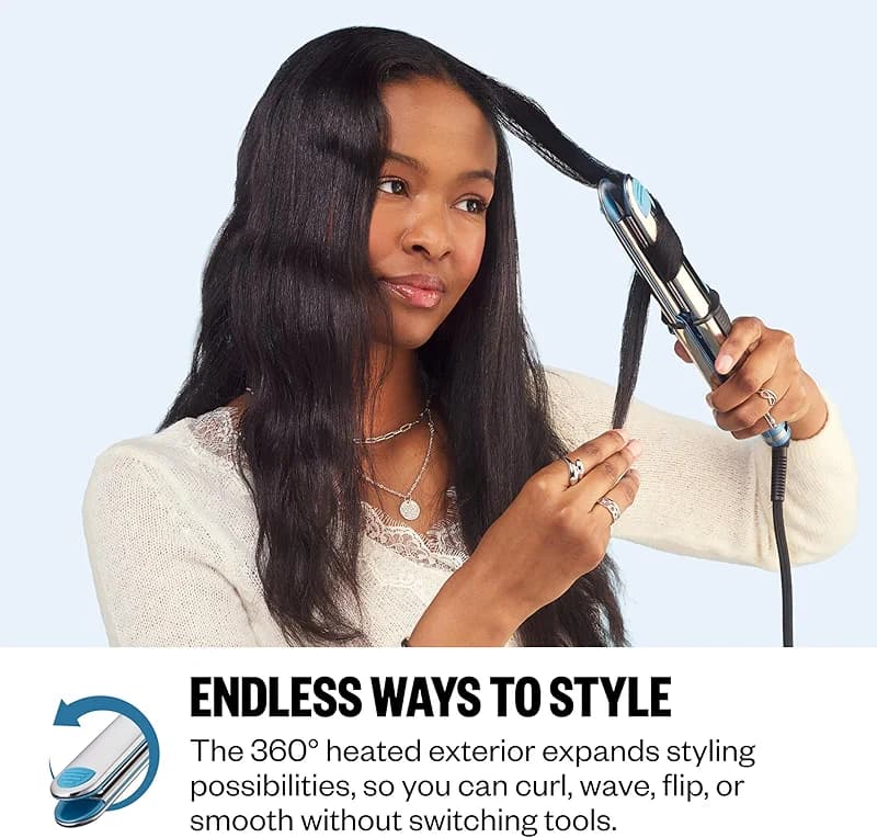 BaBylissPRO Nano Titanium Prima Ionic Hair Straightener – Professional — image 3