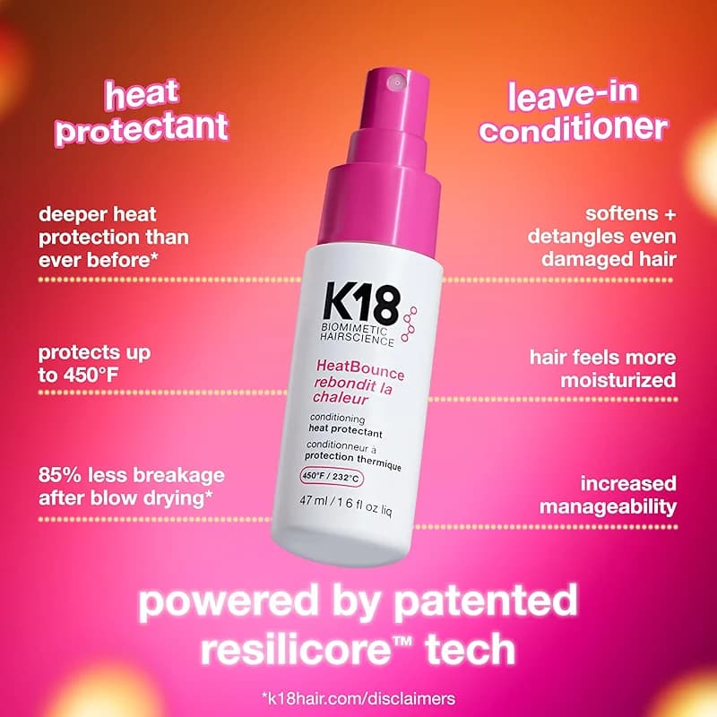 K18 HeatBounce Conditioning Heat Protectant Spray — image 2