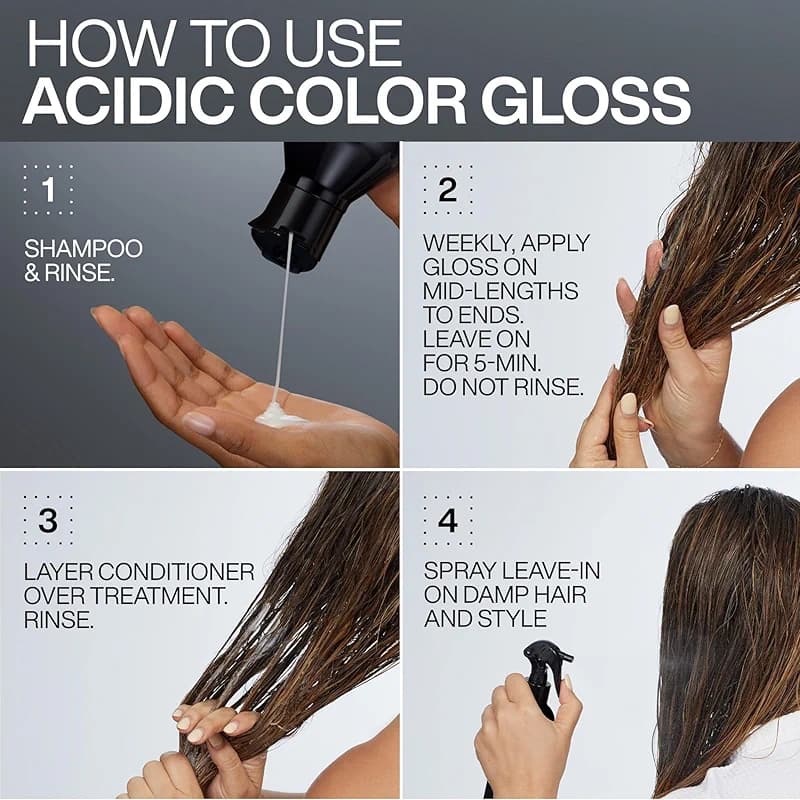 Redken Acidic Color Gloss Sulfate-Free Shampoo for Color Protection and — image 4
