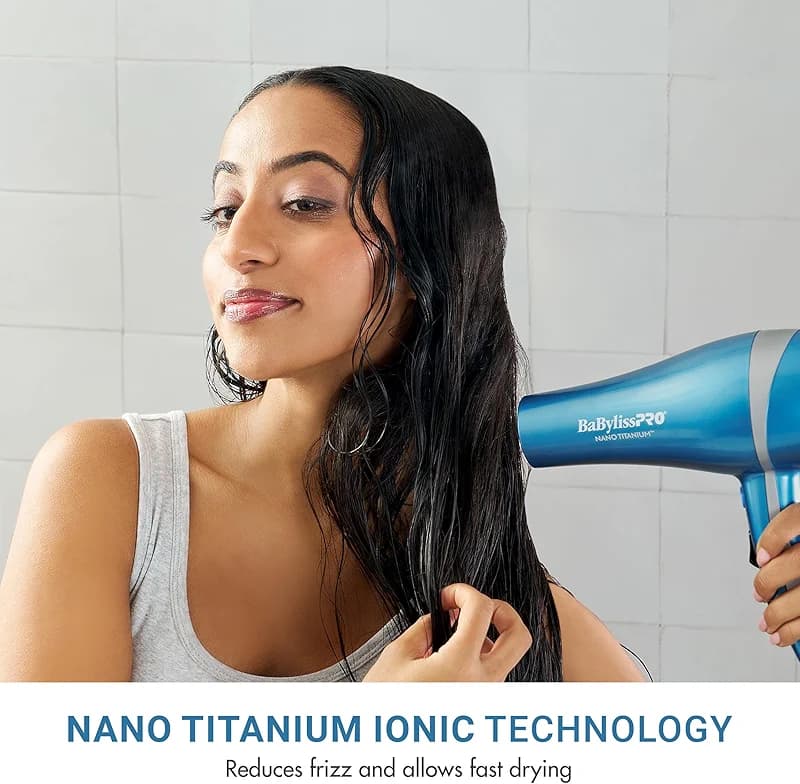 BaBylissPRO Nano Titanium 2000-Watt Blow Dryer with Concentrator Nozzle — image 5