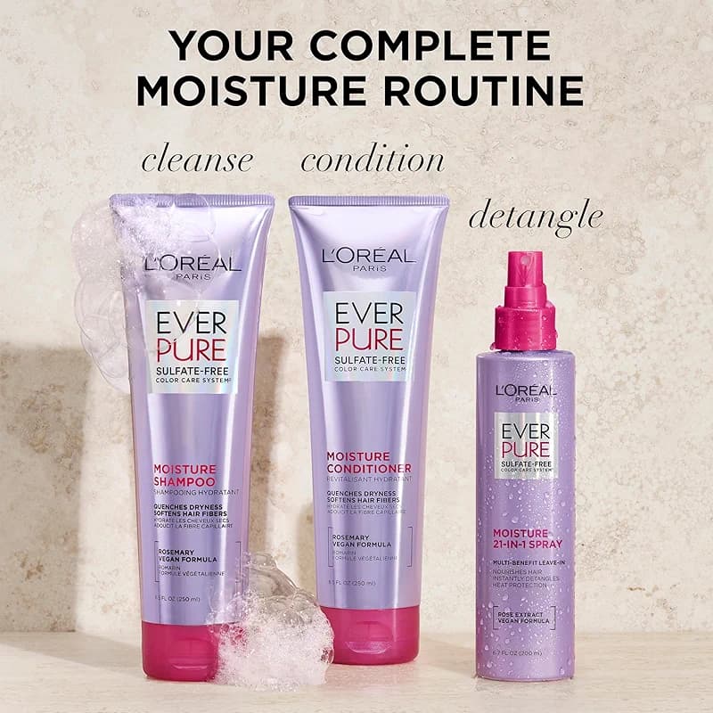 L'Oreal Paris Moisture Sulfate Free Shampoo and Conditioner Set — image 4