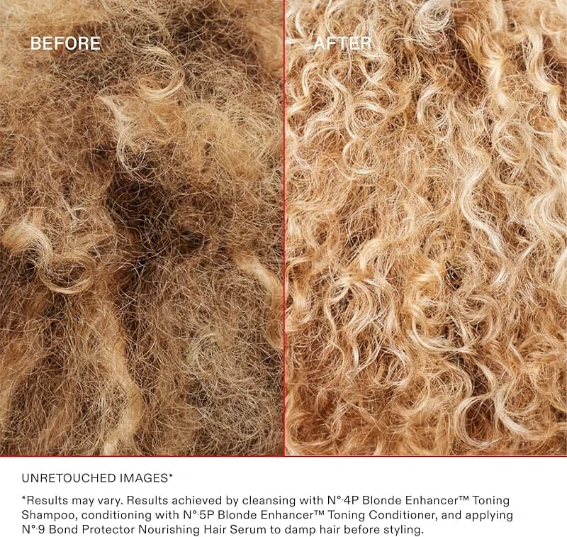 Olaplex Nº.4P Blonde Enhancer Purple Toning Shampoo: Neutralizes — image 7